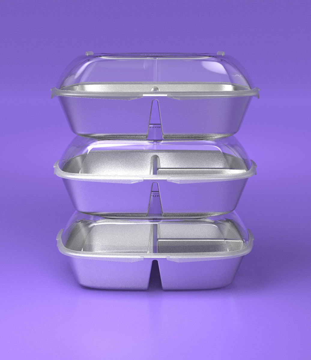 Bowl or Tray Three Compartments – Returnr