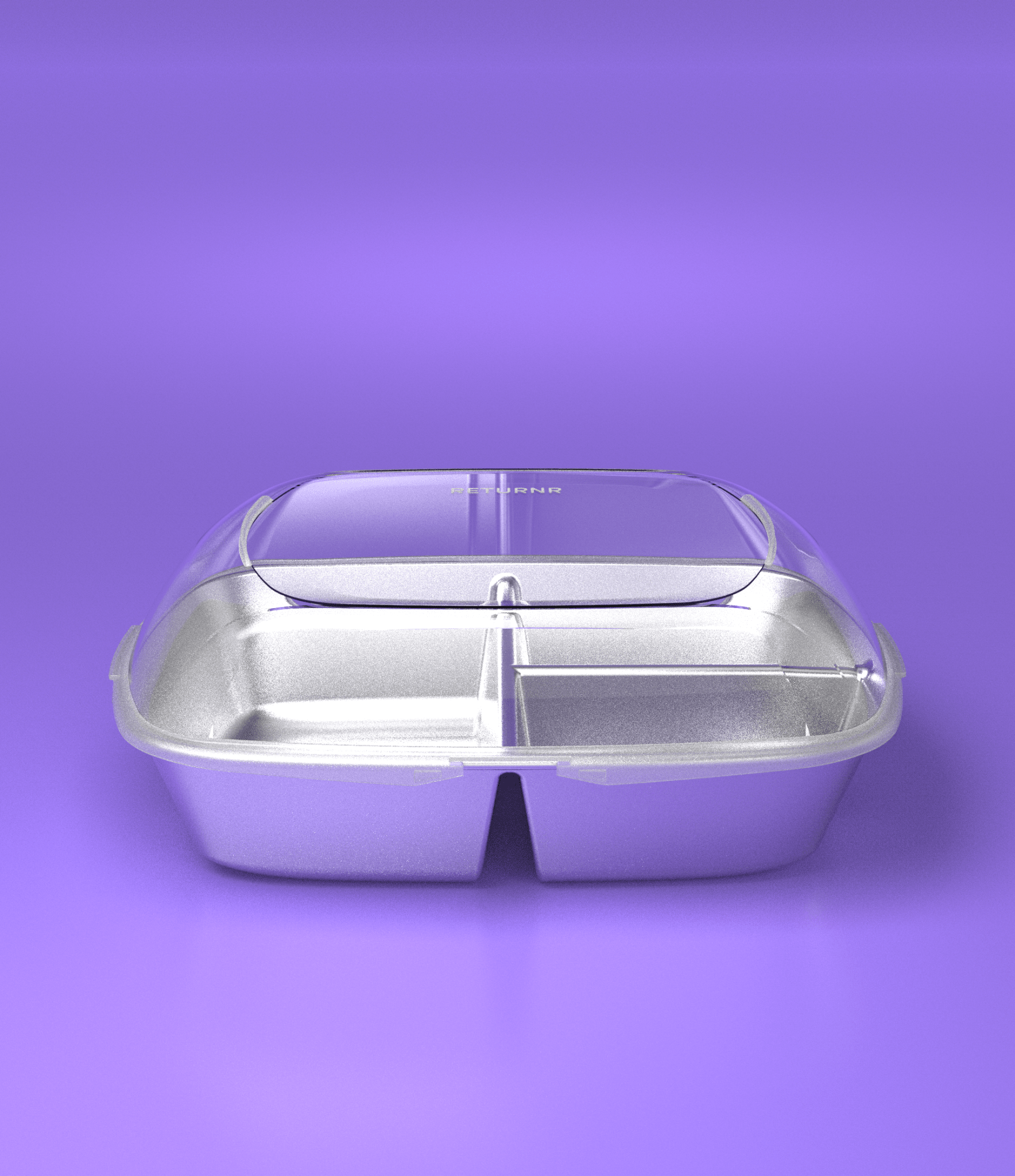 Bowl or Tray Three Compartments - Returnr